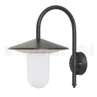 Outdoor Wall Lamp in Gray Aluminum Made in Italy - Belen Viadurini