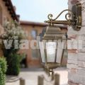 Outdoor wall lamp in aluminum made in Italy, Aquilina