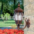 Outdoor wall lamp made with aluminum,  produced in Italy, Anika