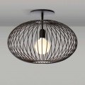 Modern ceiling lamp in painted steel, 48xH 35 cm, Heila