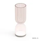 Table Lamp / Vase in Polymethylmethacrylate in 2 Colors - Lucis Viadurini