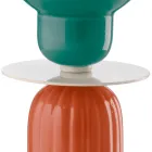 High Ceramic Table Lamp in 2 Colors Made in Italy - Berimbau Viadurini