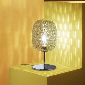 Artisan Table Lamp in Blown Venice Glass - Cloe Balloton