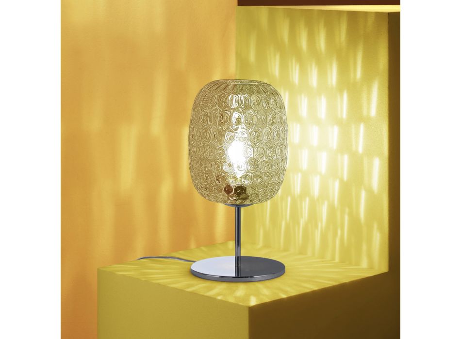 Artisan Table Lamp in Blown Venice Glass - Cloe Balloton Viadurini