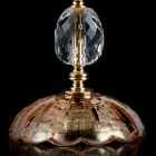 Classic glass table lamp in glass and glass Belle, made in Italy Viadurini