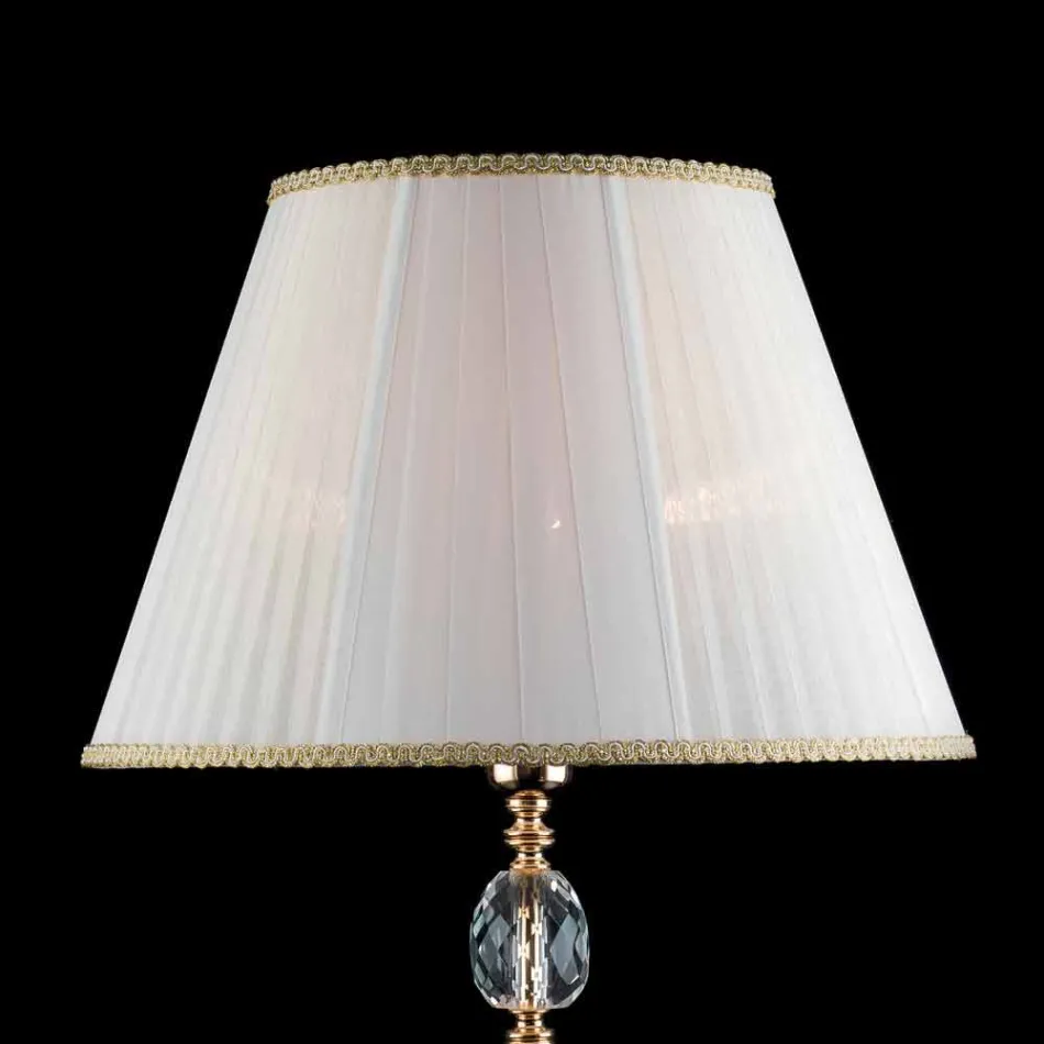 Classic glass table lamp in glass and glass Belle, made in Italy Viadurini