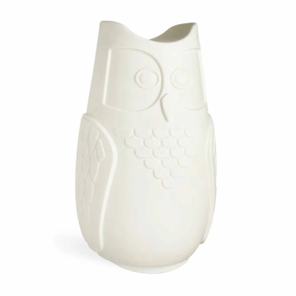 Slide Bubo colored table lamp of owl design made in Italy Viadurini