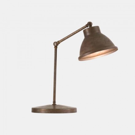 Table Lamp with Joint in Brass and Iron Vintage Design - Loft by Il Fanale Viadurini