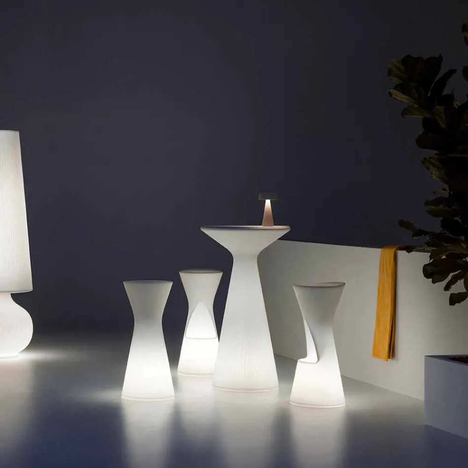 Table Lamp with Structure in Polyethylene Made in Italy - Desmond Viadurini