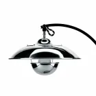 Table Lamp with Structure in Oak and Metal Made in Italy - Lumetto Viadurini