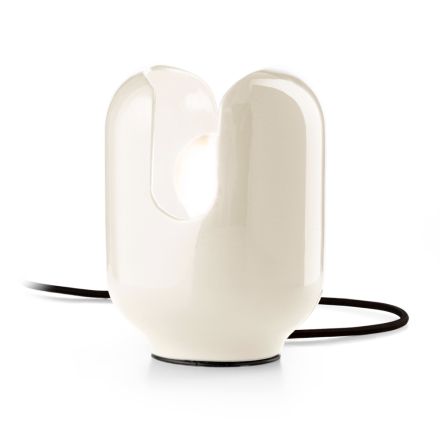 Table Lamp with a Modern Style in Ceramic Made in Italy - Batucada Viadurini