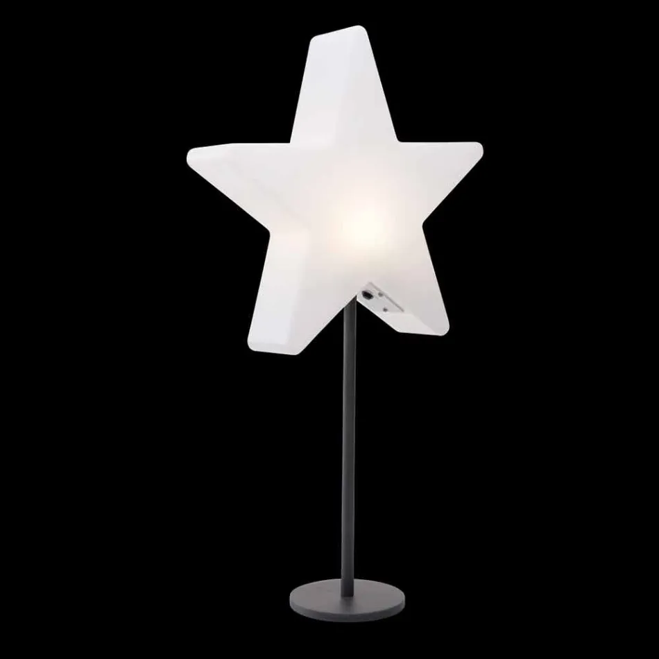 Modern Design Star Table Lamp with or without Pedestal - Littlestar Viadurini