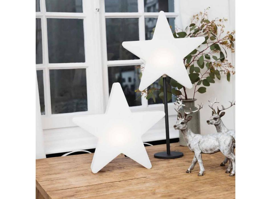 Modern Design Star Table Lamp with or without Pedestal - Littlestar Viadurini