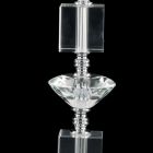 Design table lamp in Ivy glass and crystal, made in Italy Viadurini