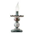 Table Lamp in Hand-Decorated Ceramic and Antique Brass - Sanremo
