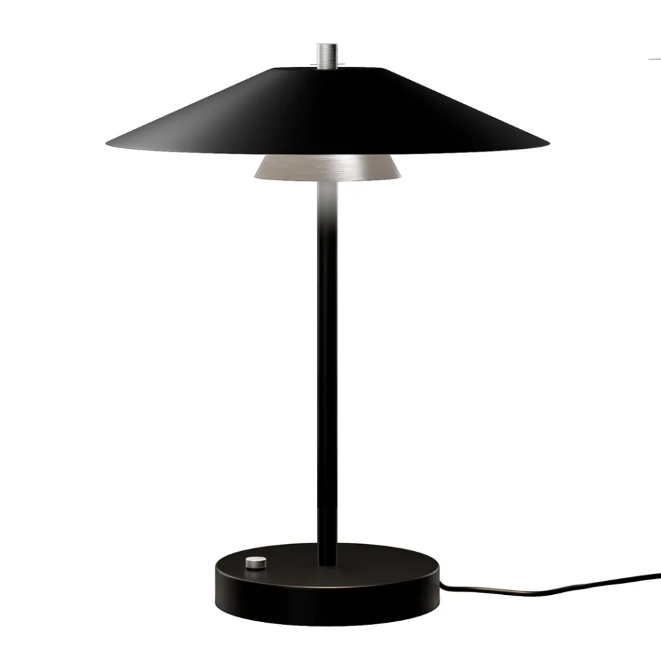 Mira Metal Table Lamp with Various Finishes Made in Italy Viadurini
