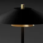 Mira Metal Table Lamp with Various Finishes Made in Italy Viadurini