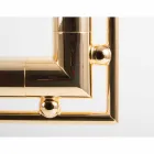 Table Lamp in Brass and Resin with Marble Base Made in Italy - Quizza Viadurini