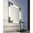 Table Lamp in Brass and Resin with Marble Base Made in Italy - Quizza Viadurini