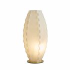 Table lamp in pearl sandylex made in Italy Gisele, diam. 27 cm Viadurini