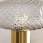 Made in Italy Gray Glass Table Lamp - Lucciola Viadurini