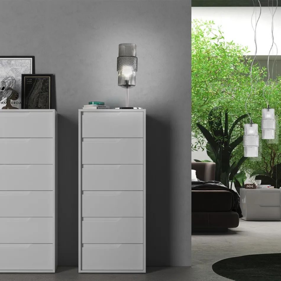 Table Lamp in Hand Blown Glass in Venice and Metal - Satomi Viadurini