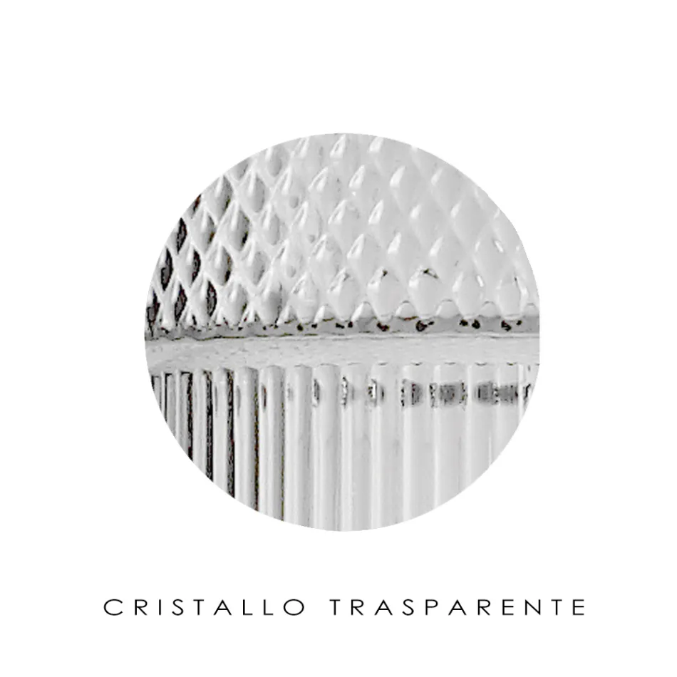 Table Lamp in Hand Blown Glass in Venice and Metal - Satomi Viadurini