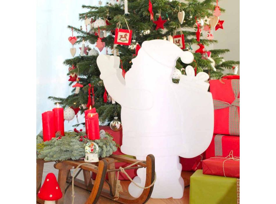 Modern Design Led Table Lamp in the shape of Santa Claus - Babbostar Viadurini