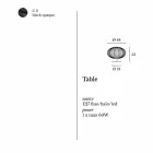 Modern table lamp in painted steel, Ø48xH35 cm, Gabriella Viadurini