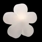 Modern Design Flower Table or Floor Lamp in White Plastic - Fiorestar Viadurini