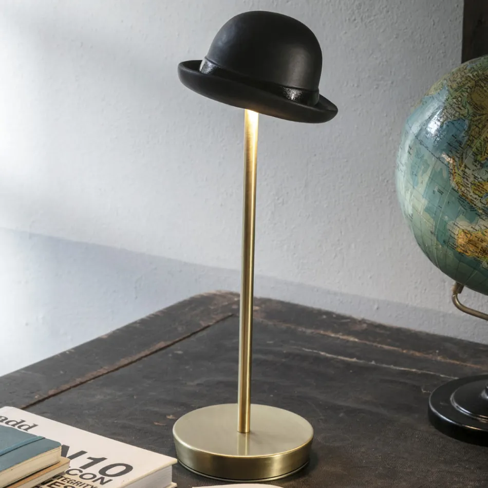 Rechargeable and Tiltable Table Lamp by Magnet - Bombetta Viadurini