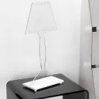 Shaped table lamp, Ferla plexiglass LED light Viadurini