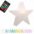 Solar or LED Table Lamp, Star Design in Polyethylene - Ringostar
