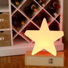 Polyethylene Solar or LED Star Design Table Lamp - Ringostar Viadurini