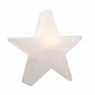 Polyethylene Solar or LED Star Design Table Lamp - Ringostar Viadurini