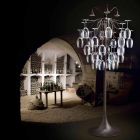 Floor lamp 30 glasses upside Sauvignon Viadurini