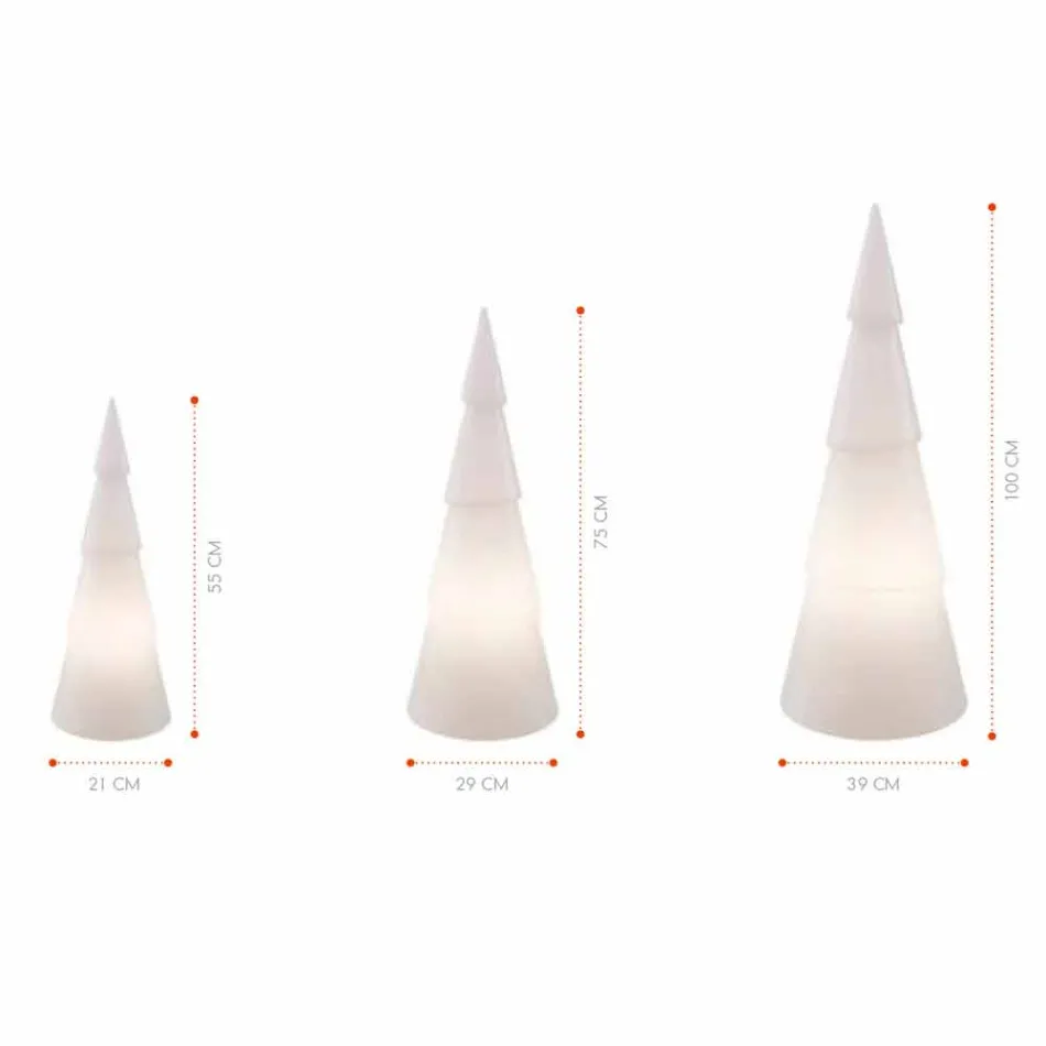 Led or Solar Design Floor Lamp for Indoor or Outdoor - Alberostar Viadurini