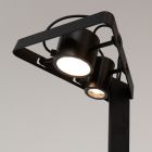 Extendable Floor Lamp Aluminum Matt Black Ladder Design - Watchful Viadurini