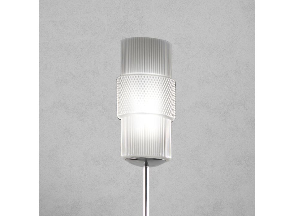 Artisan Floor Lamp in Venetian Blown Glass 30 cm - Satomi Viadurini