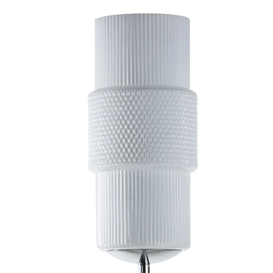 Artisan Floor Lamp in Venetian Blown Glass 30 cm - Satomi Viadurini