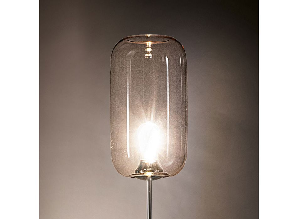 Hand-blown Venetian Glass Floor Lamp - Bamboo Viadurini