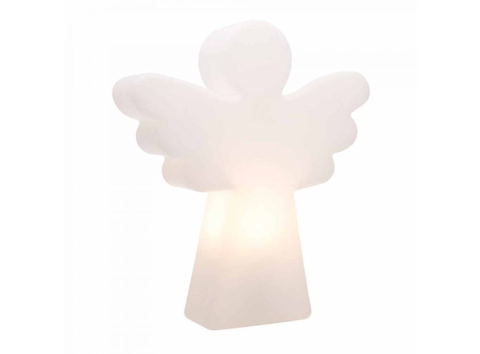 White Floor Lamp E27, Led or Solar Angel Modern Design - Angelostar Viadurini