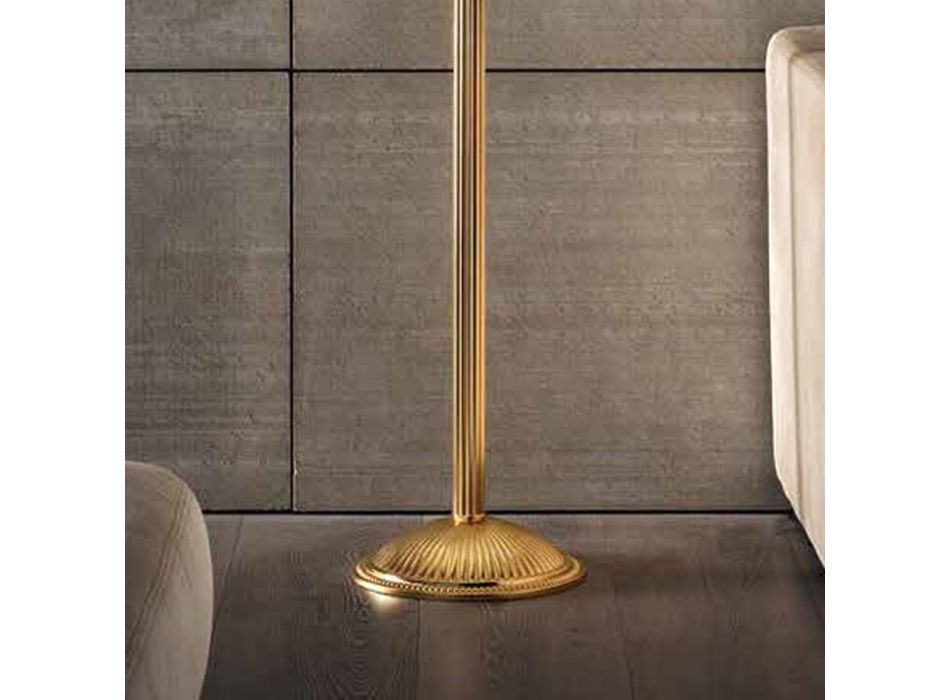 Classic Floor Lamp in Porcelain and Luxury Blown Glass - Eteria Viadurini