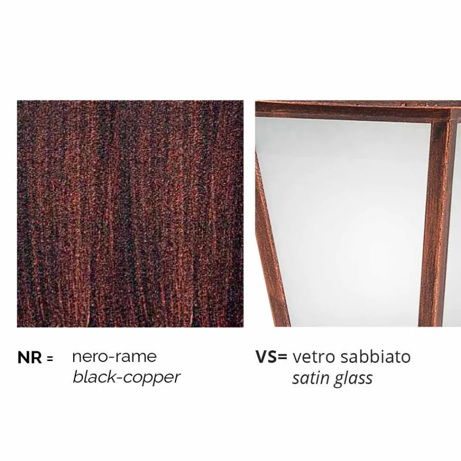 Outdoor floor lamp made of aluminum produced in Italy, Aquilina Viadurini