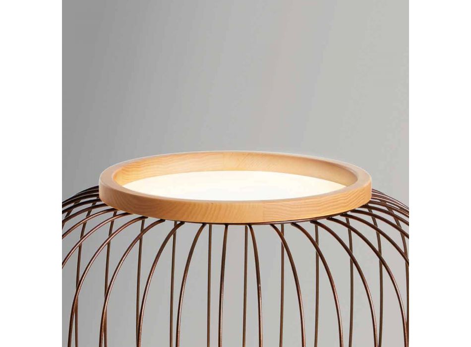 Modern design floor lamp in steel Ø37xh80 cm Fanny Viadurini