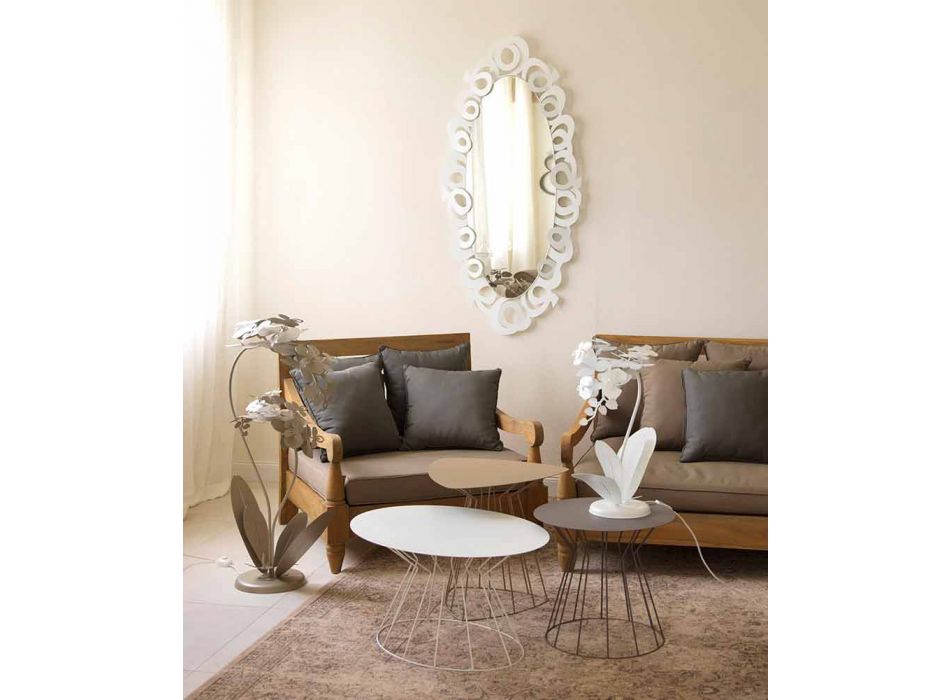 Modern Design Iron Floor Lamp Made in Italy - Amorpha Viadurini