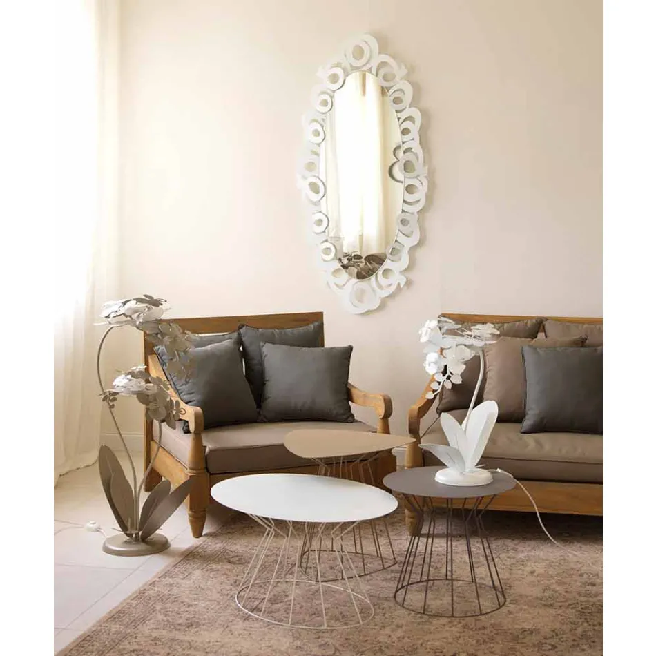 Modern Design Iron Floor Lamp Made in Italy - Amorpha Viadurini
