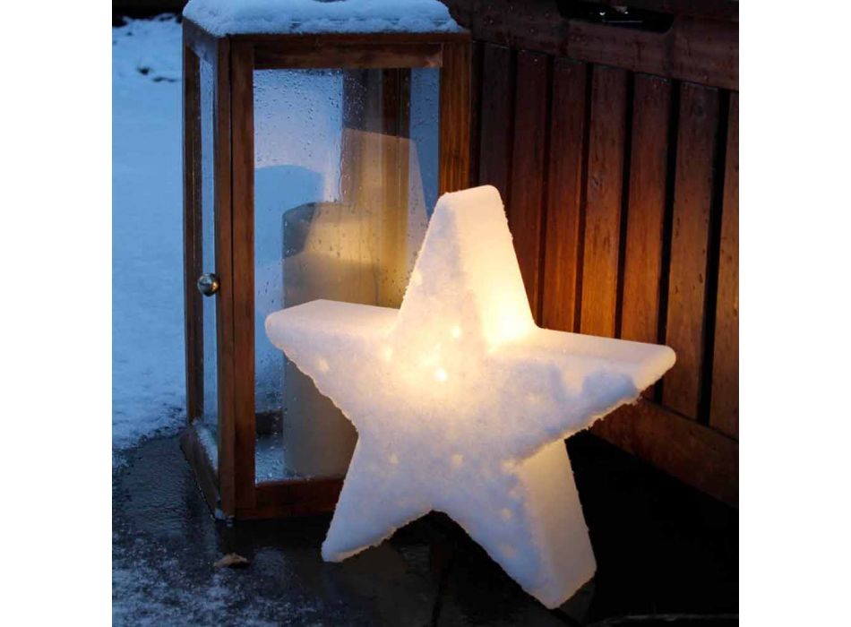 White or Red Star Shape Floor Lamp, Modern Design - Ringostar Viadurini