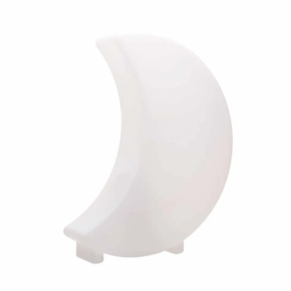 Moon Shape Floor Lamp in Plastic 2 Sizes Modern Design - Lunastar Viadurini
