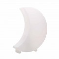 Moon Shaped Floor Lamp Modern Design in Polyethylene - Lunastar